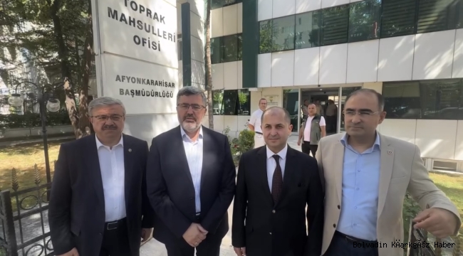 AK Parti Milletvekilleri TMO Baş Müdürü Gümüş’ü Ziyaret Etti