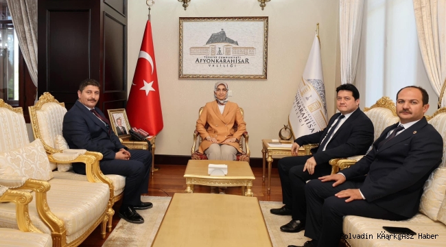 Başkan Aynacı, Vali Hanım’ı Ziyaret Etti.