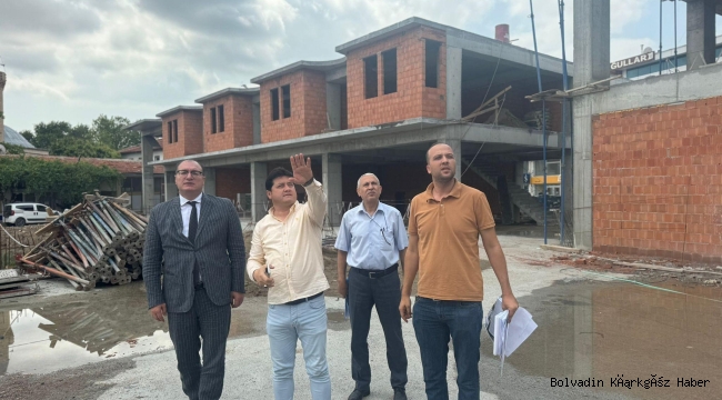 Başkan Aynacı ve Kaymakam Arıkan İncelemelerde Bulundu