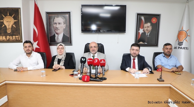 AK Parti Basın Toplantısı Yaptı