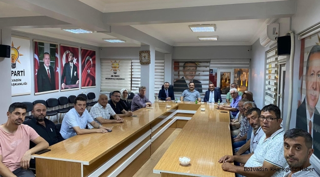 AK Parti Bolvadin’de Toplantı Yaptı