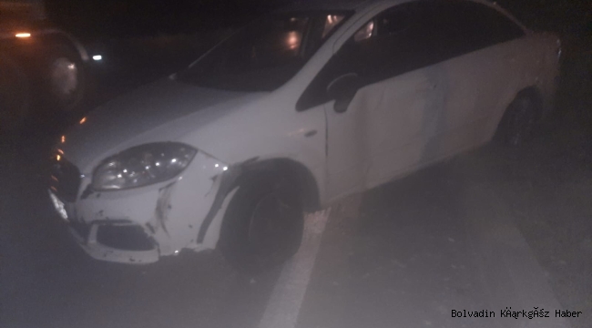Bolvadin’de Araç Kontrolü Kaybetti! Bakın Ne Oldu?