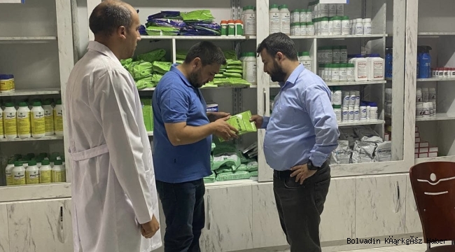 Bolvadin’de Bitki Koruma Ürünleri Bayi Denetimleri Yapılıyor