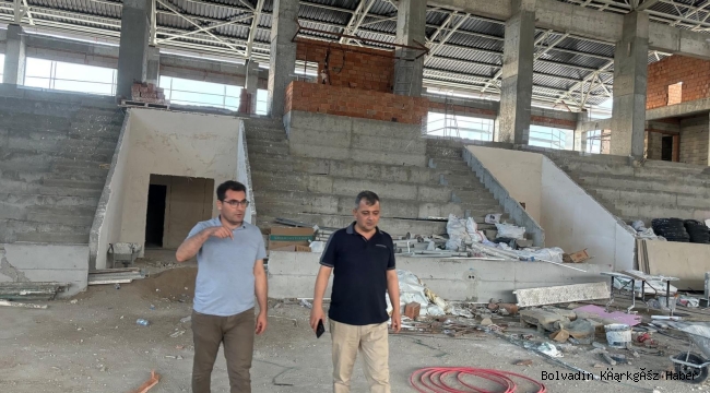 Emirdağ’da Spor Salonu İnşaatında Sona Yaklaşıldı!