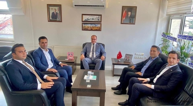 Kaymakam Arıkan’a Meslektaşlarından Ziyaret