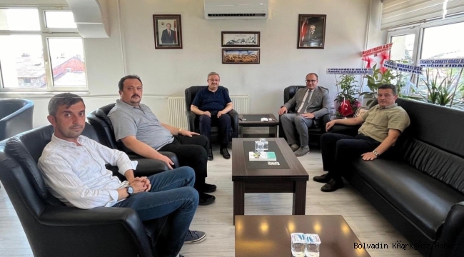 Milletvekili Yurdunuseven’den Kaymakam Arıkan’a Ziyaret