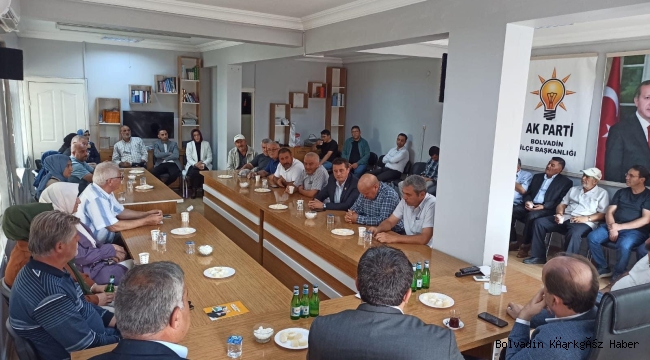 AK Parti Bolvadin’de Şehir Buluşmaları Düzenledi
