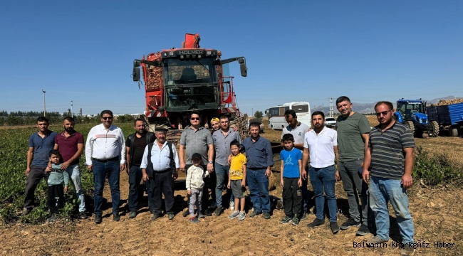 Başkan Aynacı Pancar Sökümüne Katıldı