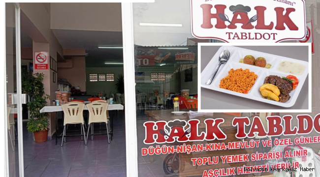 Hayırlı Olsun! Bolvadin’de Halk Tabldot Açıldı
