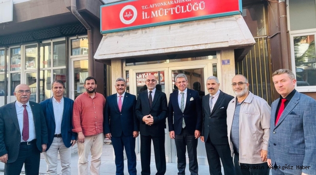 Afyonkarahisar İl Müftüsü İmamoğlu’na Ziyaretler Sürüyor