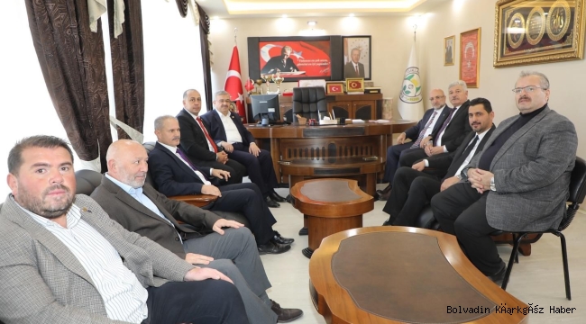 AK Parti Afyonkarahisar Heyetinden Işıklar Belediye Başkanı Karamoçu’ya Ziyaret