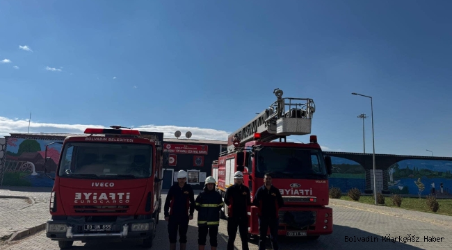 Bolvadin Cezaevinde Yangın Tatbikatı Gerçekleştirildi