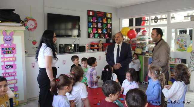 Bolvadin’de Anaokulu Ziyaret Edildi! Miniklerin Mutluluğu Gözlerinden Okundu