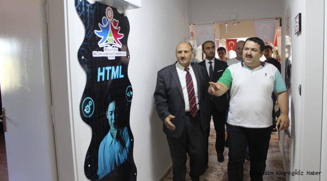 Bolvadin’de Bilim Sanat Merkezi Ziyaret Edildi