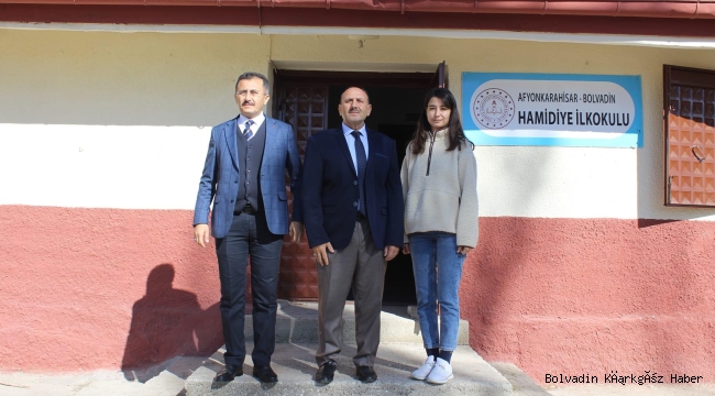 Bolvadin Hamidiye İlkokulu Ziyaret Edildi