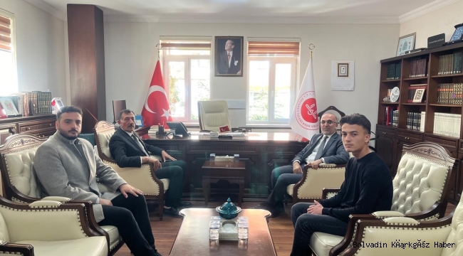 Özburun Belde Başkanı Özdemir İl Müftüsü İmamoğlu’nu Ziyaret Etti