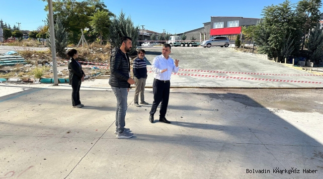 Serkan Başkan Çalışmalarını Yerinde İnceledi