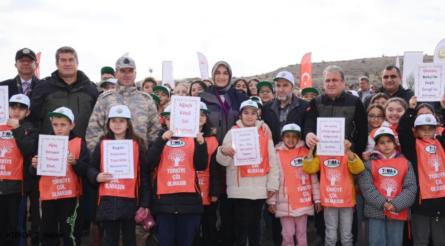 Afyonkarahisar&#039;da 18.700 Fidan Dikildi