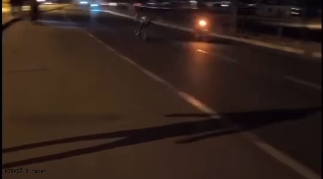 Bolvadin'de Gençlerin Tehlikeli Motorsiklet Yatışları Tepki Çekti