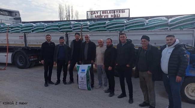 Çay'da Üreticilere 33.300 Kg Buğday Tohumu Dağıtıldı