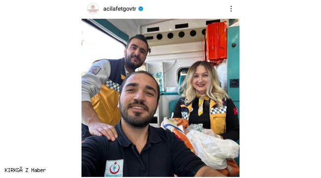Çay İlçesinde Ambulans’ta Bebek Dünyaya Geldi