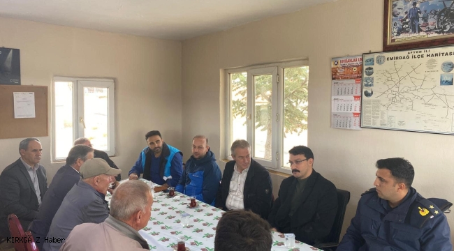 Emirdağ Kaymakamı Yasin Akgül'den Köy Ziyaretleri