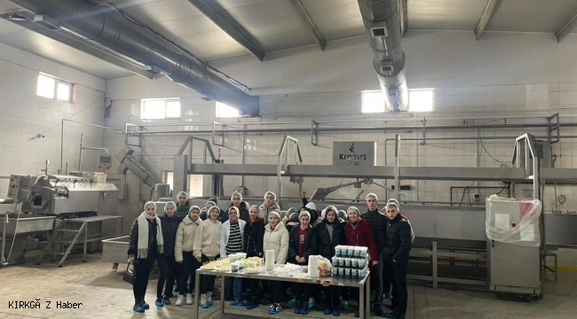 Özel AOSB Rahmiye-Sare Palalı Teknik Koleji, Selimoğlu Süt Fabrikasını Ziyaret Etti