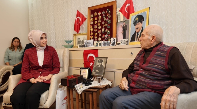 Vali Yiğitbaşı 93 Yaşındaki Emekli Askeri Ziyaret Etti
