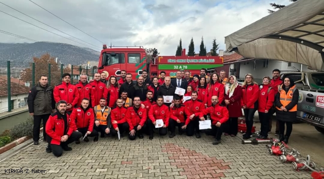Afyonkarahisar Dinar&#039;da Orman Yangınları ile Mücadele Eğitimi Düzenlendi