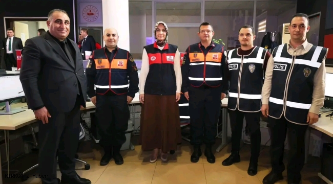 Afyonkarahisar Valisi 112 Komuta Merkezinde