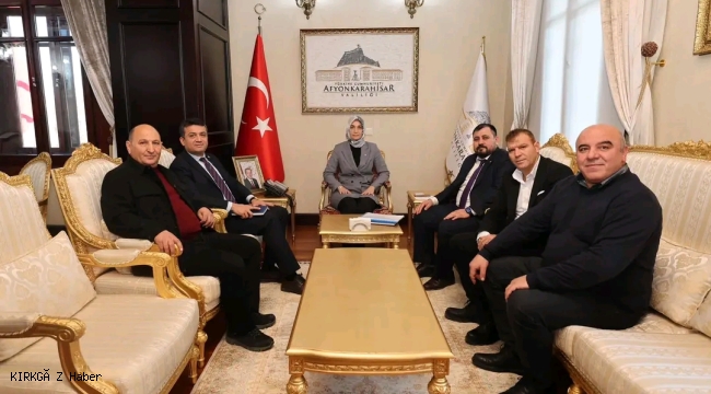 Afyonspor Yönetiminden Vali Yiğitbaşı'na Ziyaret