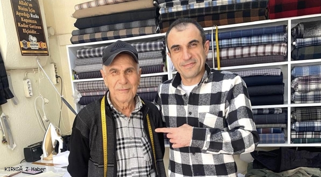 Bolvadin’in Usta Terzisi Hasan Kırıkkulak, Yeni Sezon Gömleklerle Göz Dolduruyor