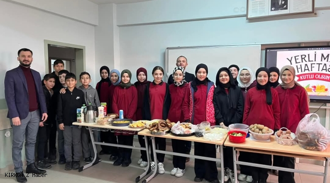 Bolvadin Şehit Ramazan Emet İmam Hatip Ortaokulu'nda Yerli Malı Haftası Etkinliği Düzenlendi