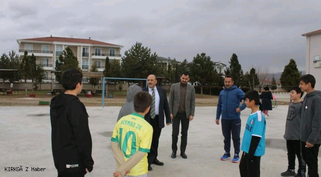 Derviş Özçal’dan Şehit Ramazan Emet İmam Hatip Ortaokuluna Ziyaret
