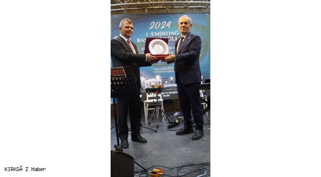 Emirdağ Belediye Başkanı Serkan Koyuncu&#039;ya Yaşam Boyu Başarı Ödülü