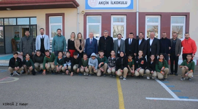 İl Milli Eğitim Müdürü Miraç Sünnetci, Akçin İlkokulunu Ziyaret Etti