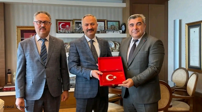 İl Milli Eğitim Müdürü Miraç Sünnetci, Anayasa Mahkemesi Üyesi Yılmaz Akçil ile Görüştü