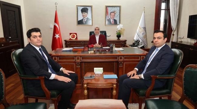 İlçe Kaymakamlarından Vali Doç. Dr. Kübra Güran Yiğitbaşı'na Ziyaret