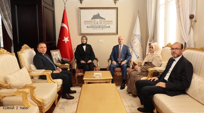 YÖK Başkanı Prof. Dr. Erol Özvar, Afyonkarahisar Valisi Doç. Dr. Kübra Güran Yiğitbaşı’yı Ziyaret Etti
