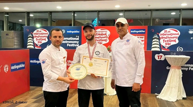Afyon Kocatepe Üniversitesi Öğrencisi Yusuf Korkmaz, Uluslararası Gastronomi Festivali’nde Altın Madalya Kazandı