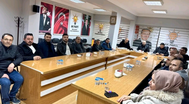 Afyonkarahisar Bolvadin İlçe AK Parti İlçe Başkanlığı Haftalık Yönetim Kurulu Toplantısını Gerçekleştirdi