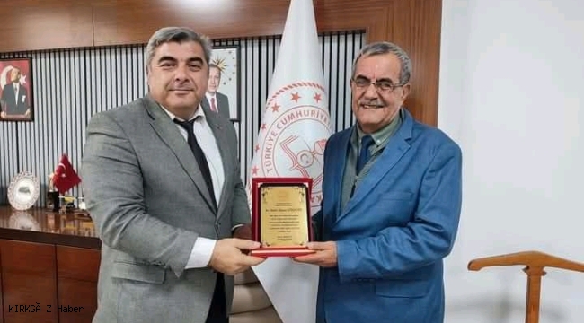 İl Milli Eğitim Müdürü Miraç Sünnetci, Emekliliğe Ayrılan Eğitim Müfettişleri Başkanı Bahri Duran Gökdeniz’i Makamında Ağırladı