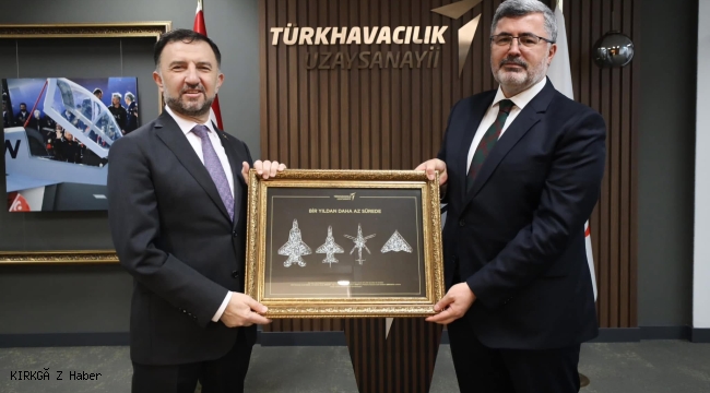 Milletvekili Özkaya’dan TUSAŞ Genel Müdürü Mehmet Demiroğlu’na Ziyaret ve Hediye Takdimi