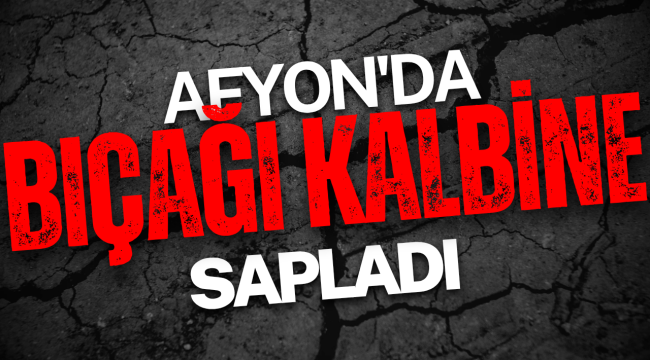 Afyonkarahisar'da Kanlı Tartışma: Eşini Bıçakladı, Ardından Canına Kıydı