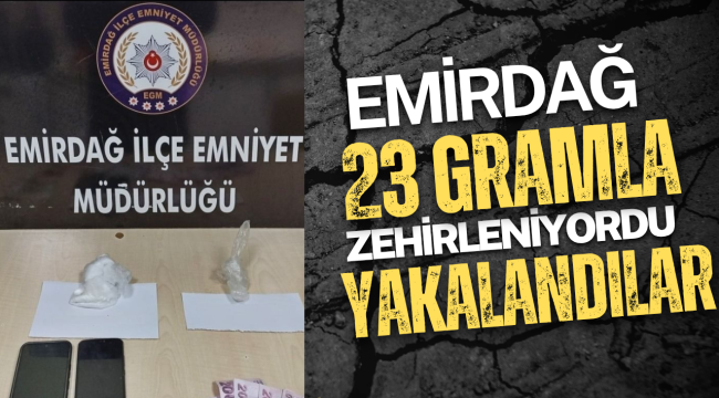 Afyonkarahisar Emirdağ’da Uyuşturucu Operasyonu: Bir Kişi Tutuklandı