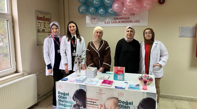 Afyonkarahisar İl Sağlık Müdürlüğü’nden Normal Doğumu Teşvik Eden Çalışmalar