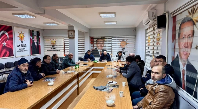 AK Partili Nurbaş Toplantıda Konuştu! Yeni Projeler Yolda
