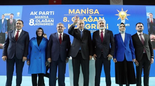 AK Partili Yurdunuseven, Cumhurbaşkanı Erdoğan ile Manisa Kongresi’nde Buluştu