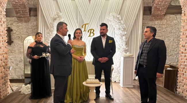 Başkan Serkan Koyuncu, Genç Çiftin Nişan Sevincine Ortak Oldu
