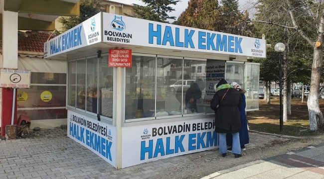 Bolvadin Belediyesi’nden Halk Ekmek Büfesi Açılışı